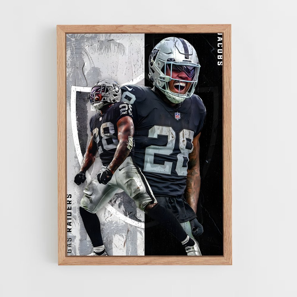 Poster Gridiron Noir (vue 4)